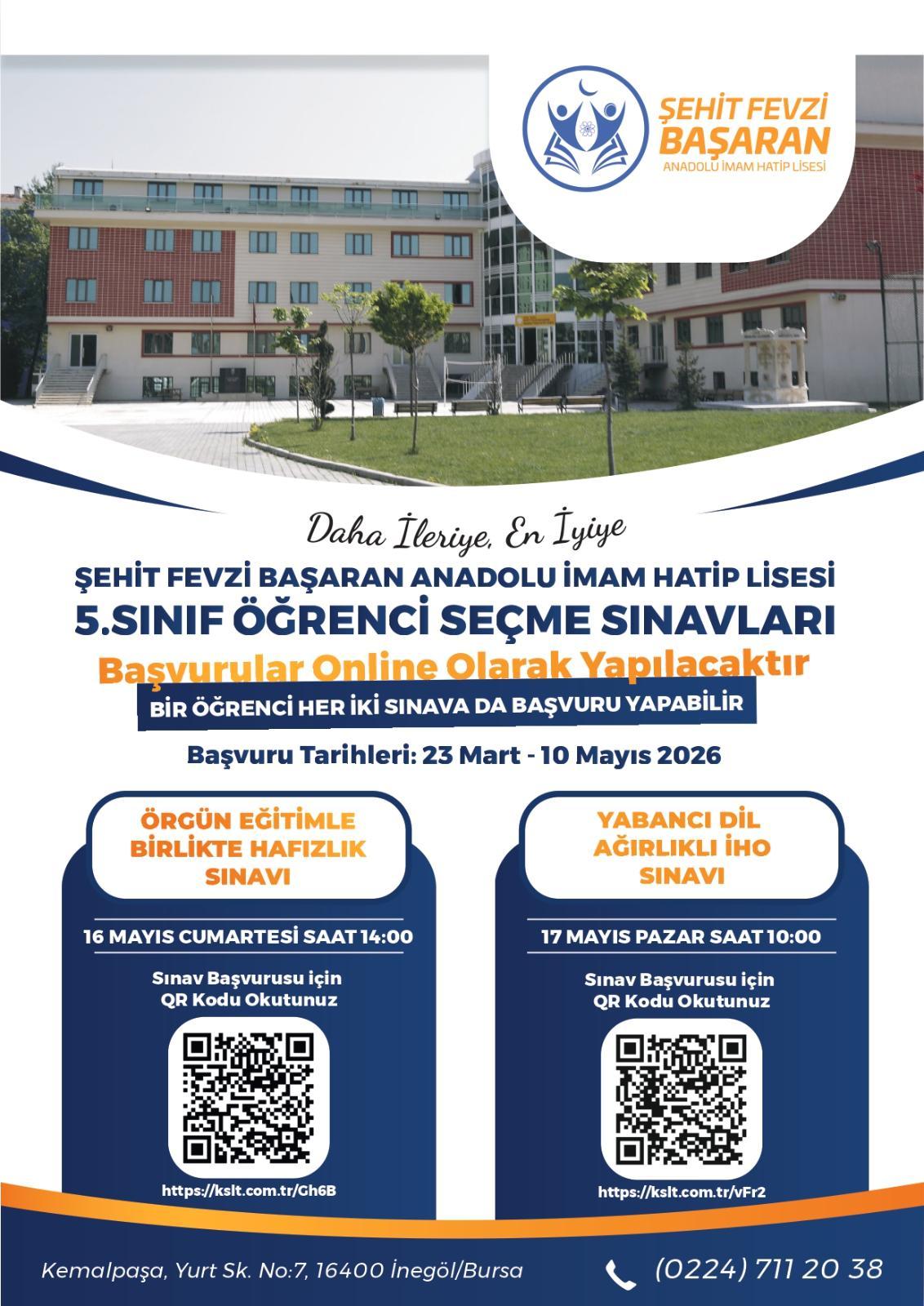 Örgün Eğitimle Birlikte Hafızlık Sınavı